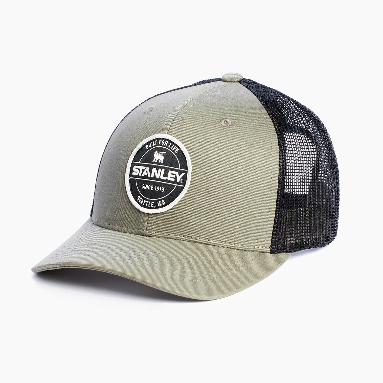The Classic Patch Trucker Cap sold by Stanley 1913