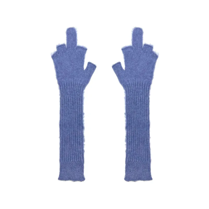 Fuzzy Knit Glove - [SKY] sold by Adam Small