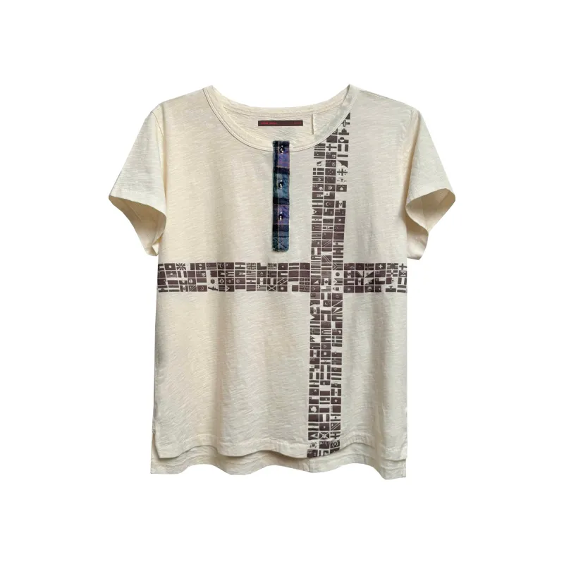 Uni-tee - [CREAM] made by Adam Small