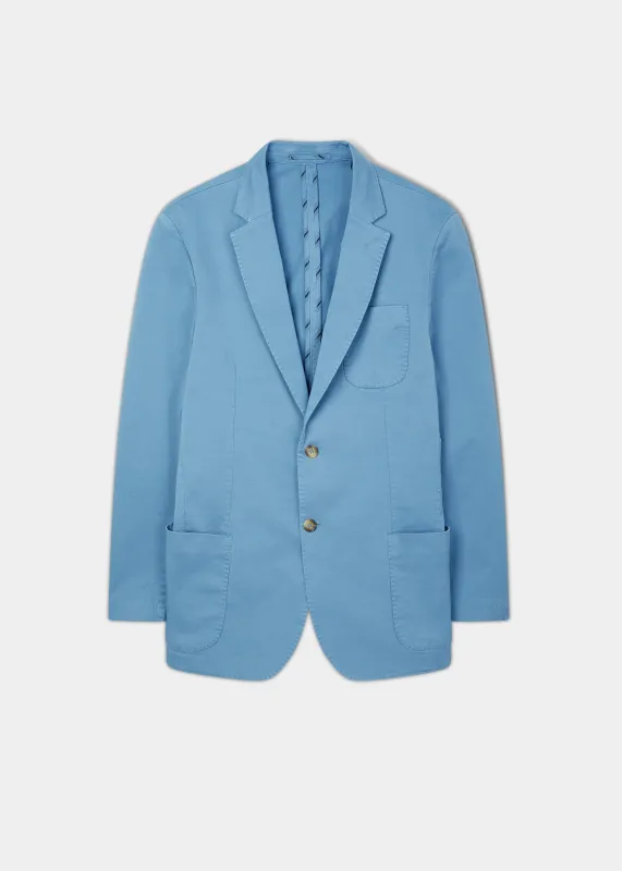 Heymouth Men's Cotton Blazer In Airforce sold by Alan Paine
