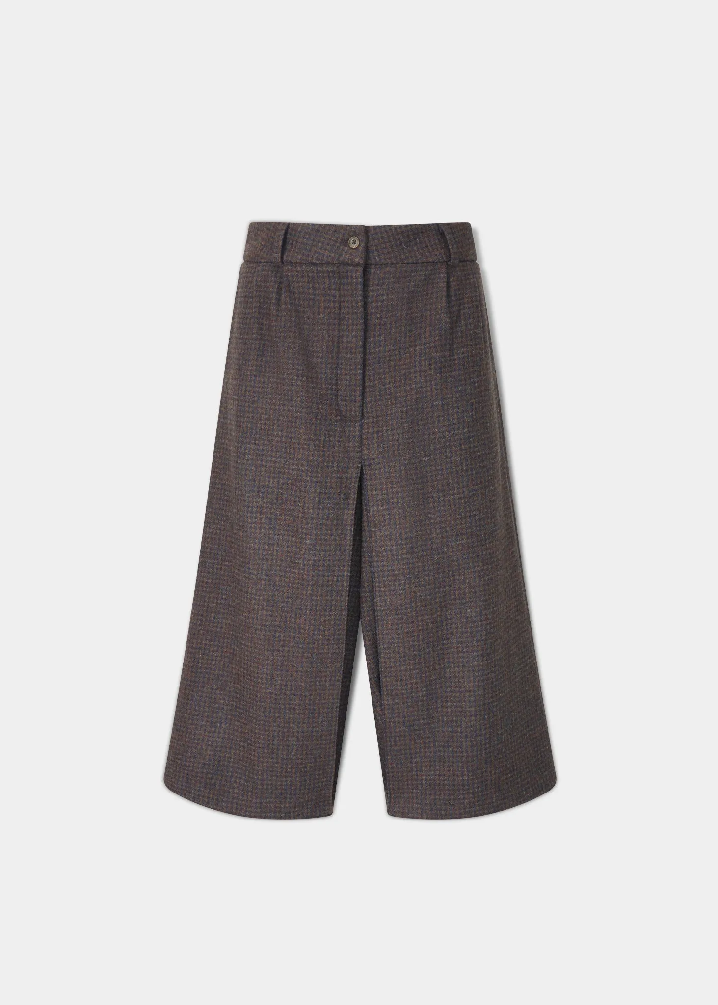 Surrey Ladies Tweed Culottes In Bramble sold by Alan Paine
