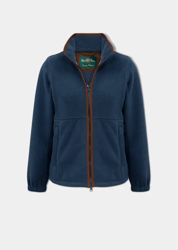 Aylsham Ladies Fleece Jacket In Blue Steel - Regular Fit sold by Alan Paine