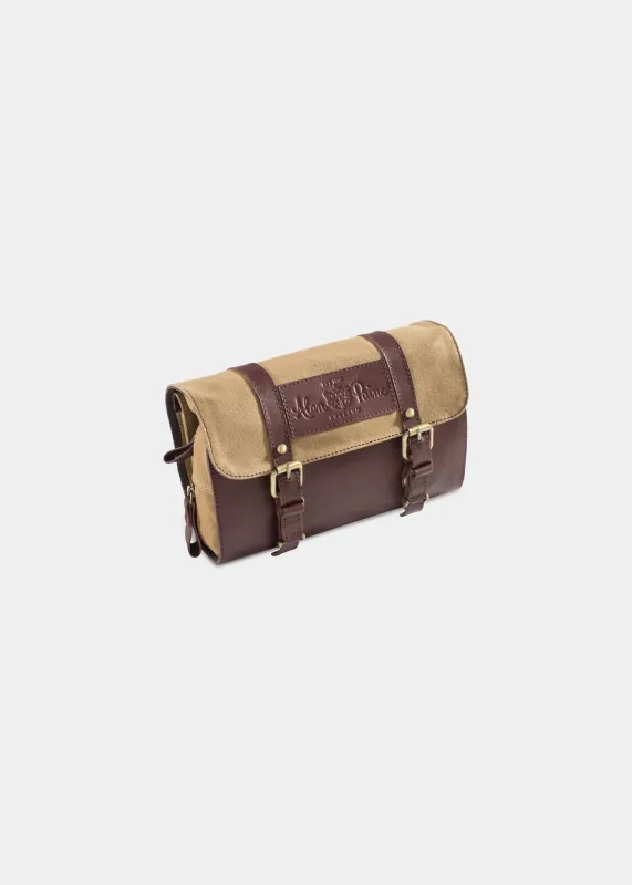 Men's Canvas Wash Bag made by Alan Paine
