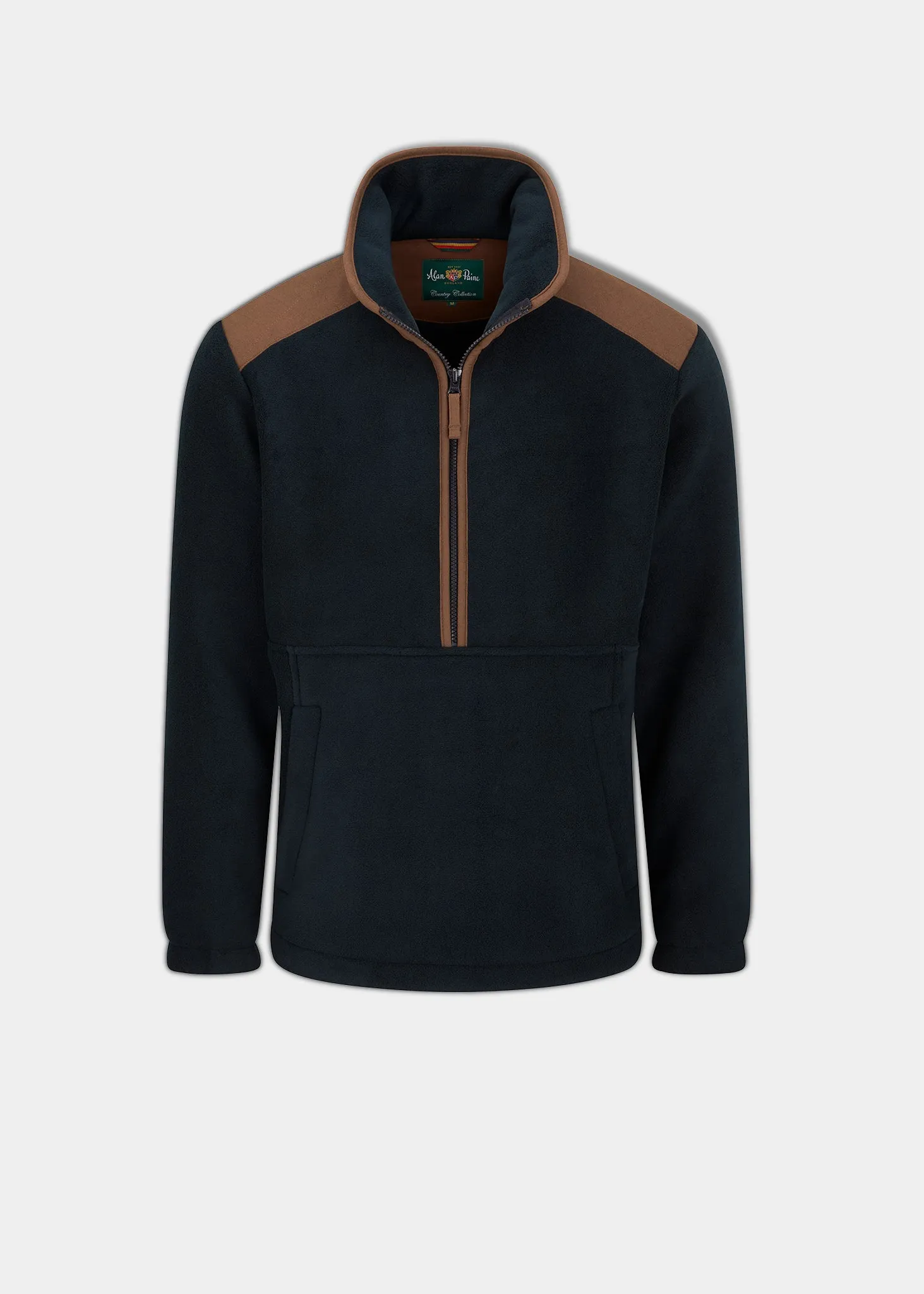 Aylsham Men's Half Zip Fleece Jacket In Dark Navy sold by Alan Paine