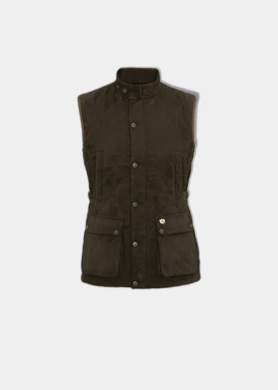 Felwell Men's Waistcoat In Olive made by Alan Paine