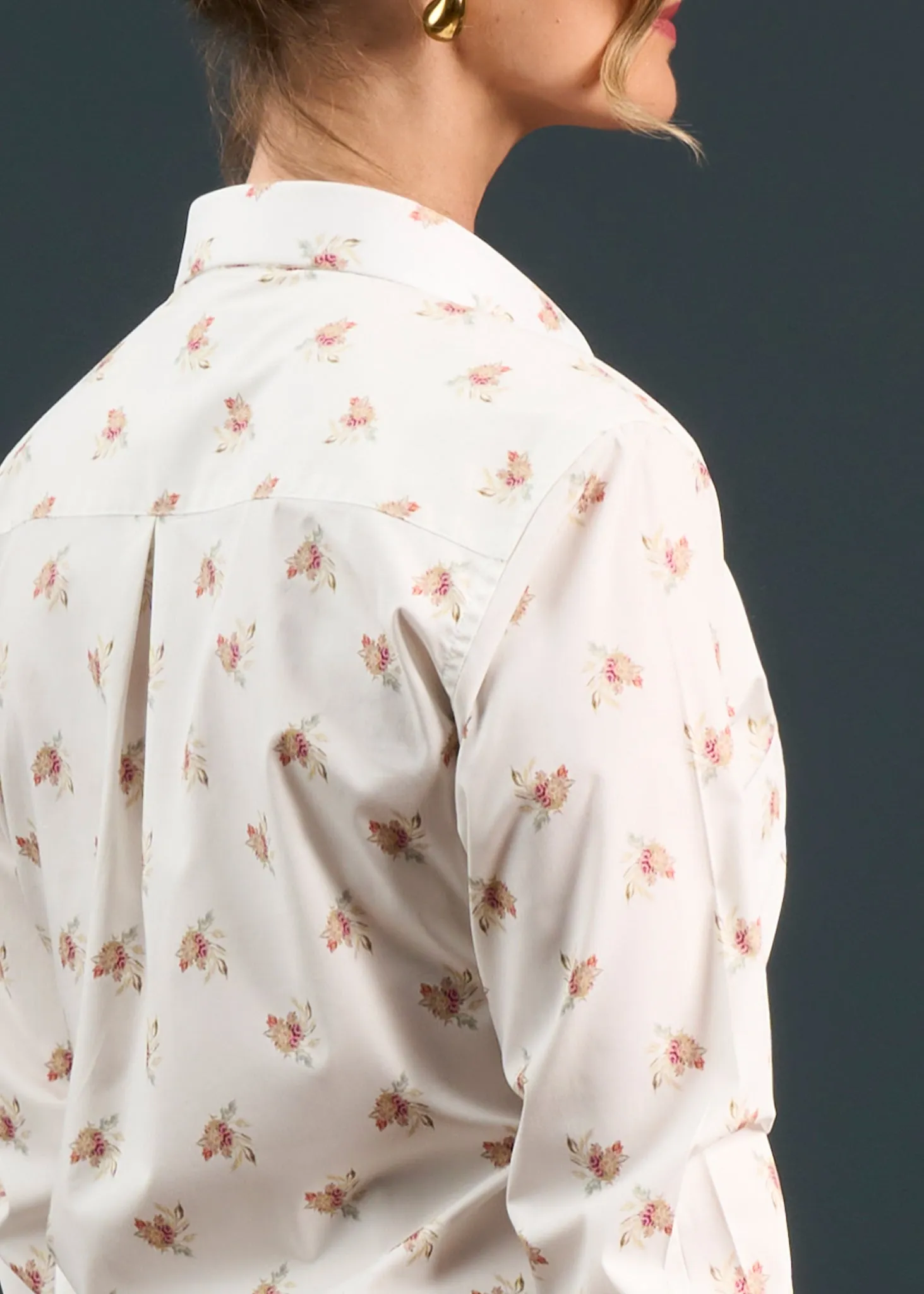 Lawen Ladies Printed Cotton Shirt - Floral Print sold by Alan Paine product image thumbnail 5