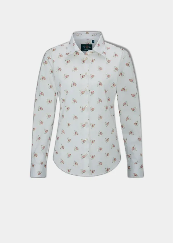 Lawen Ladies Printed Cotton Shirt - Floral Print sold by Alan Paine