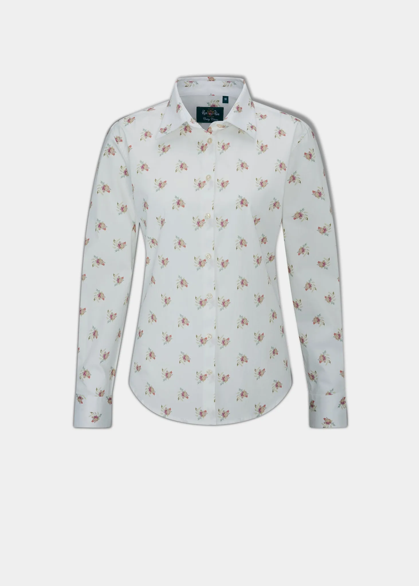 Lawen Ladies Printed Cotton Shirt - Floral Print sold by Alan Paine
