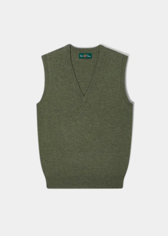 Erin Luxury Vee Neck Tank Top in Landscape sold by Alan Paine