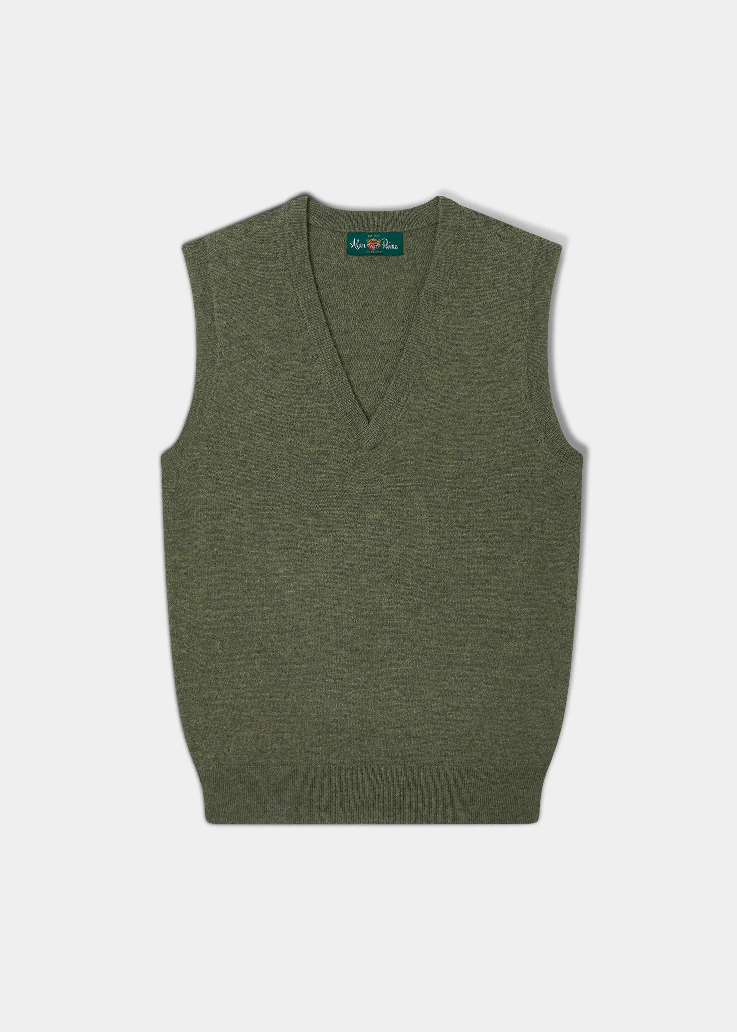 Erin Luxury Vee Neck Tank Top in Landscape sold by Alan Paine