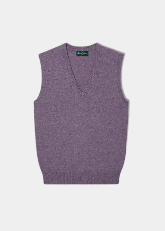 Erin Luxury Vee Neck Tank Top in Heather sold by Alan Paine