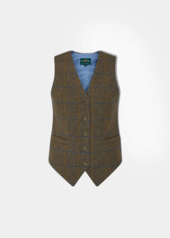 Surrey Ladies Tweed Waistcoat in Seabrook made by Alan Paine