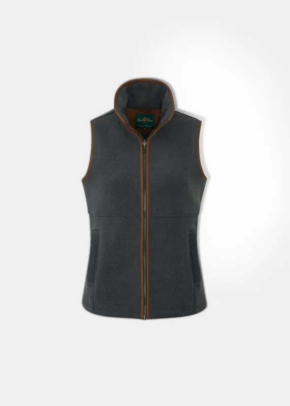 Aylsham Ladies Fleece Gilet In Gunmetal - Regular Fit sold by Alan Paine