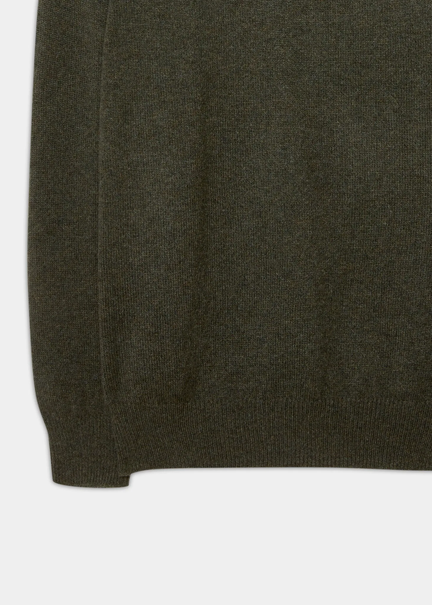 Dorset Men's Lambswool Jumper in Seaweed - Classic Fit sold by Alan Paine product image thumbnail 3