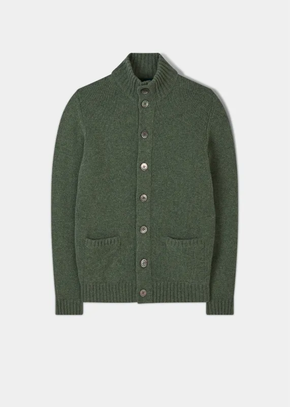Landford Men's Lambswool Buttoned Jumper In Landscape - Regular Fit sold by Alan Paine