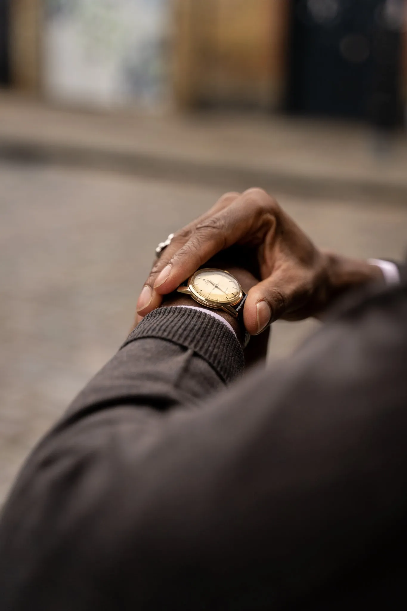 Radstone Men's Merino Wool Jumper in Dark Brown - Regular Fit sold by Alan Paine product image thumbnail 4