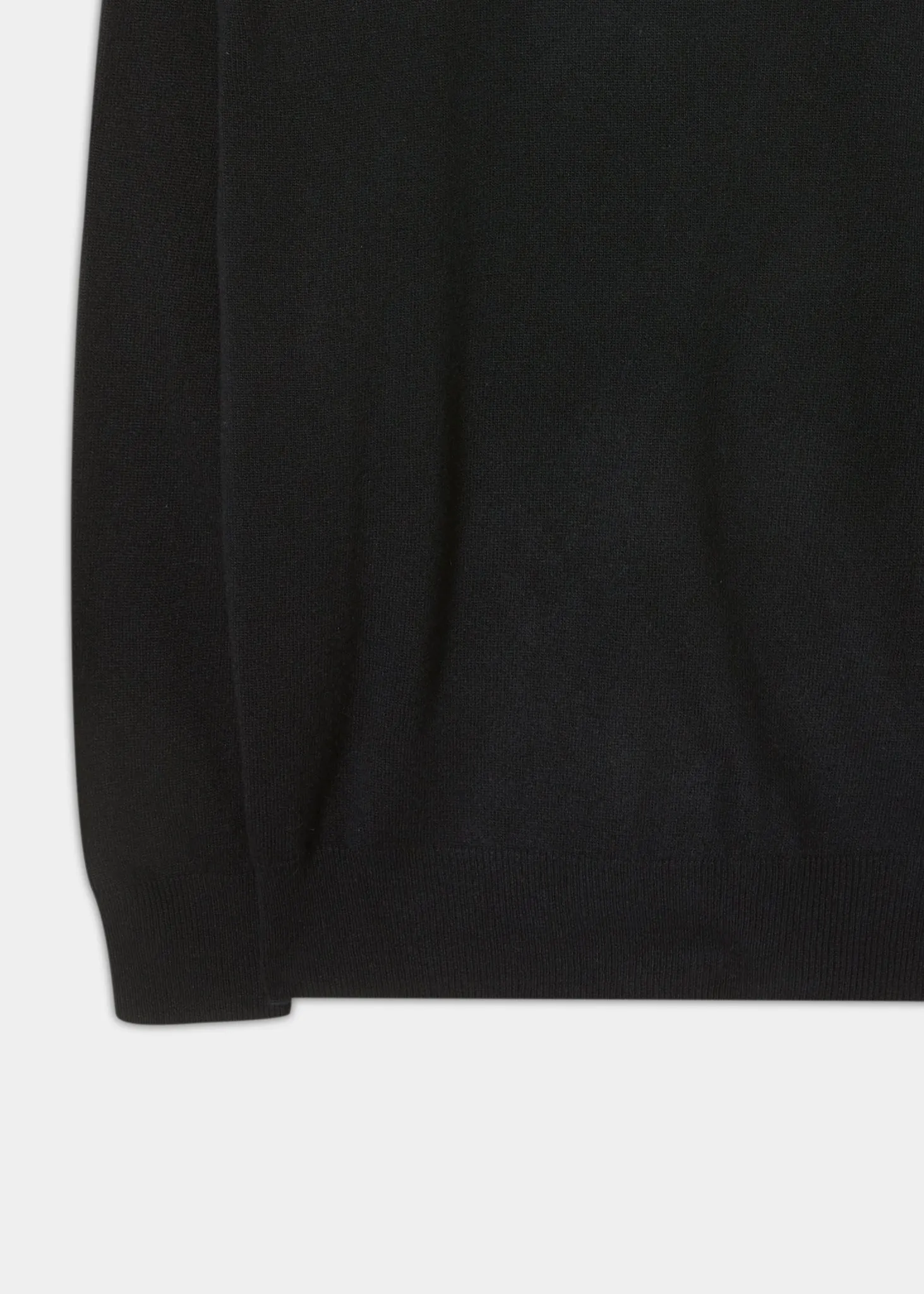 Brisbane Geelong Wool Jumper in Black - Regular Fit sold by Alan Paine product image thumbnail 3