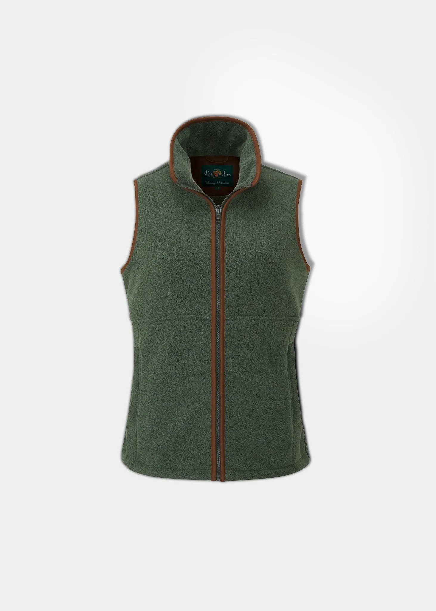 Aylsham Ladies Fleece Gilet In Cedar Green - Regular Fit sold by Alan Paine