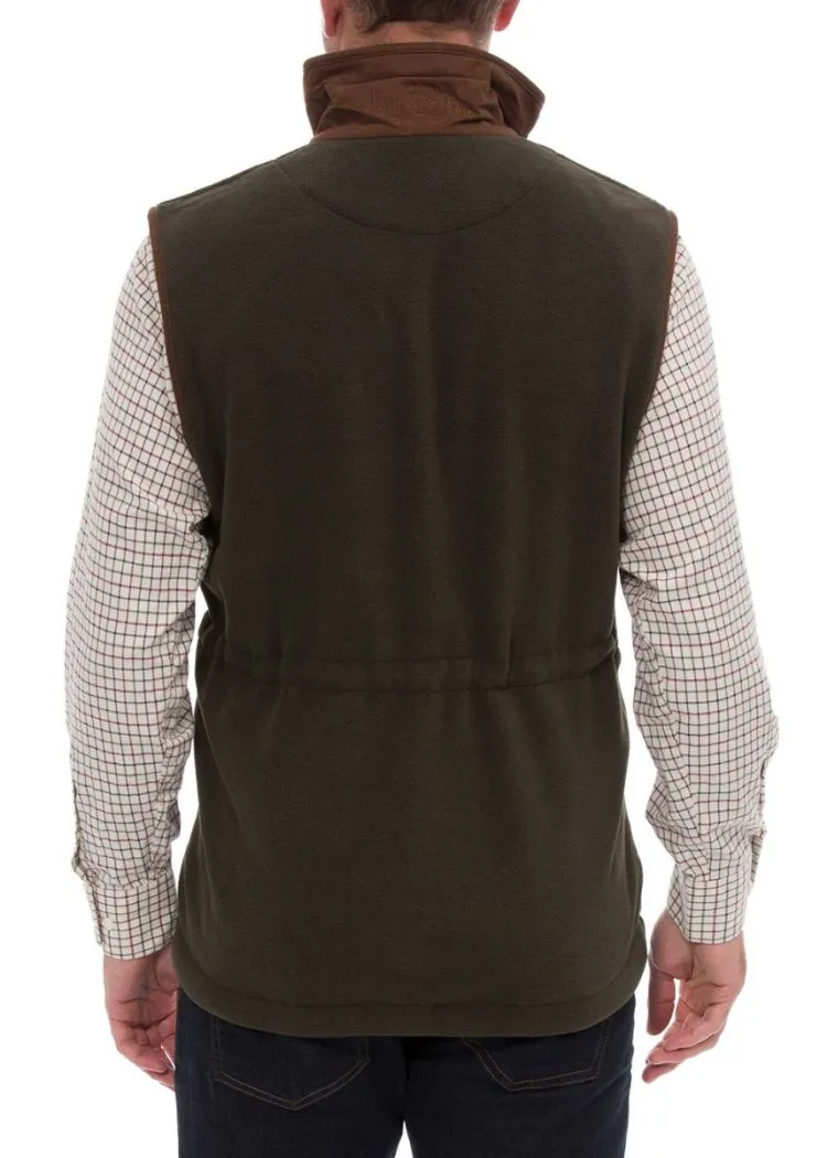 Aylsham Men's Fleece Gilet In Green - Regular Fit sold by Alan Paine product image thumbnail 4
