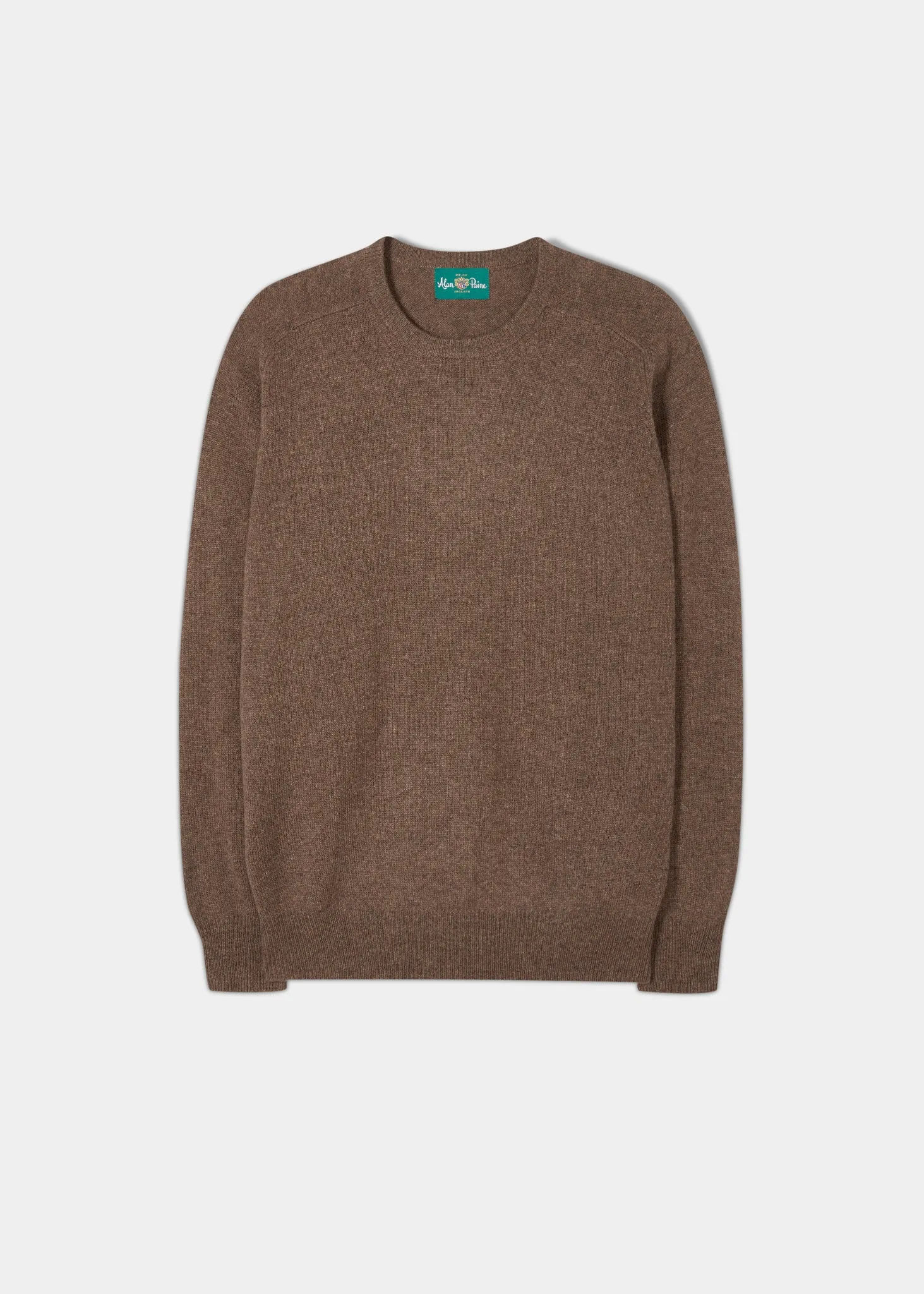 Dorset Men's Lambswool Jumper in Tobacco - Classic Fit sold by Alan Paine