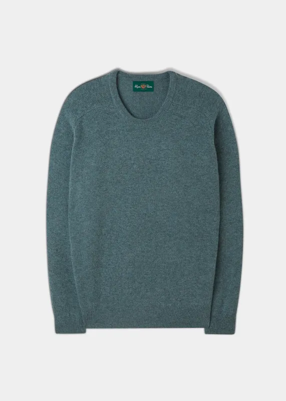 Dorset Men's Lambswool Jumper in Caspian - Classic Fit sold by Alan Paine