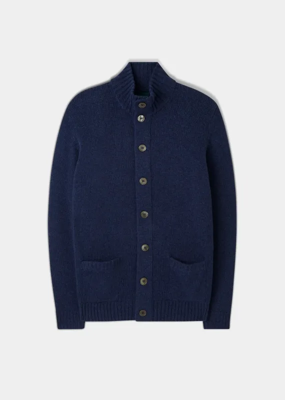 Landford Men's Lambswool Buttoned Jumper In Rhapsody - Regular Fit sold by Alan Paine