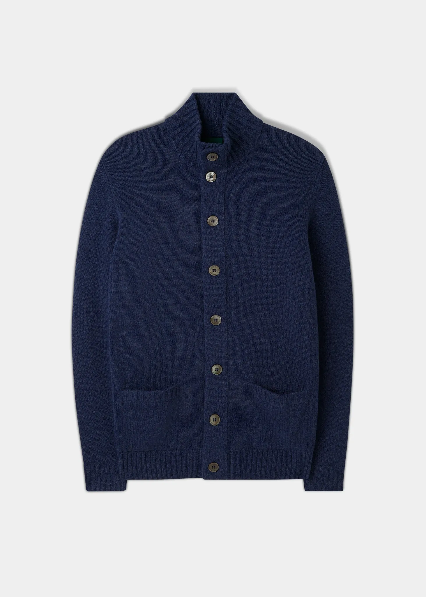 Landford Men's Lambswool Buttoned Jumper In Rhapsody - Regular Fit sold by Alan Paine