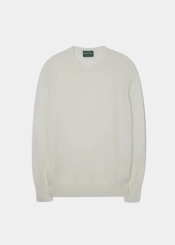 Radstone Men's Merino Wool Jumper in Ecru - Regular Fit sold by Alan Paine