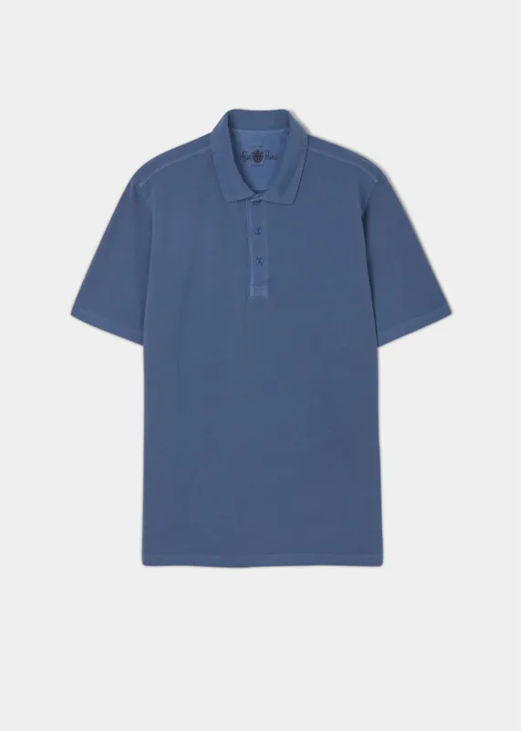 Weymouth Washed Effect Polo Shirt In Regatta sold by Alan Paine