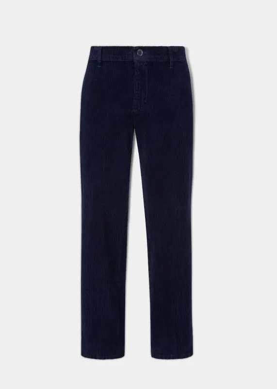 Men's Cord Trousers in Navy sold by Alan Paine