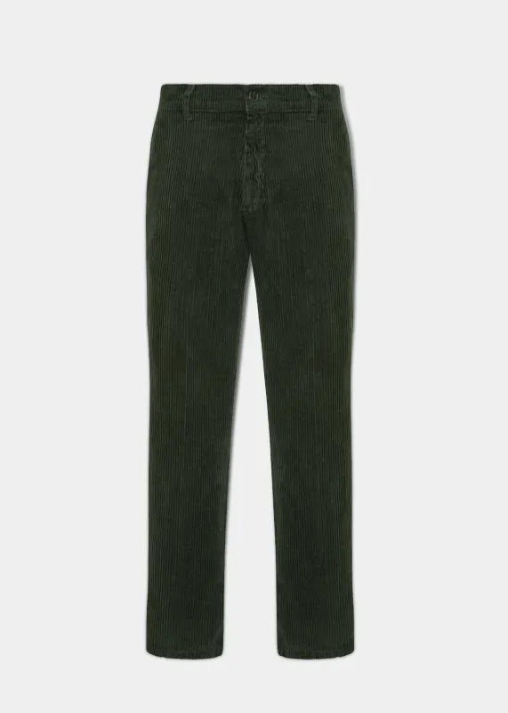 Men's Cord Trousers in Olive sold by Alan Paine