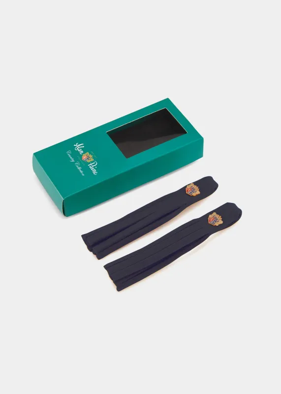 Felt Boot Tassel In Navy sold by Alan Paine