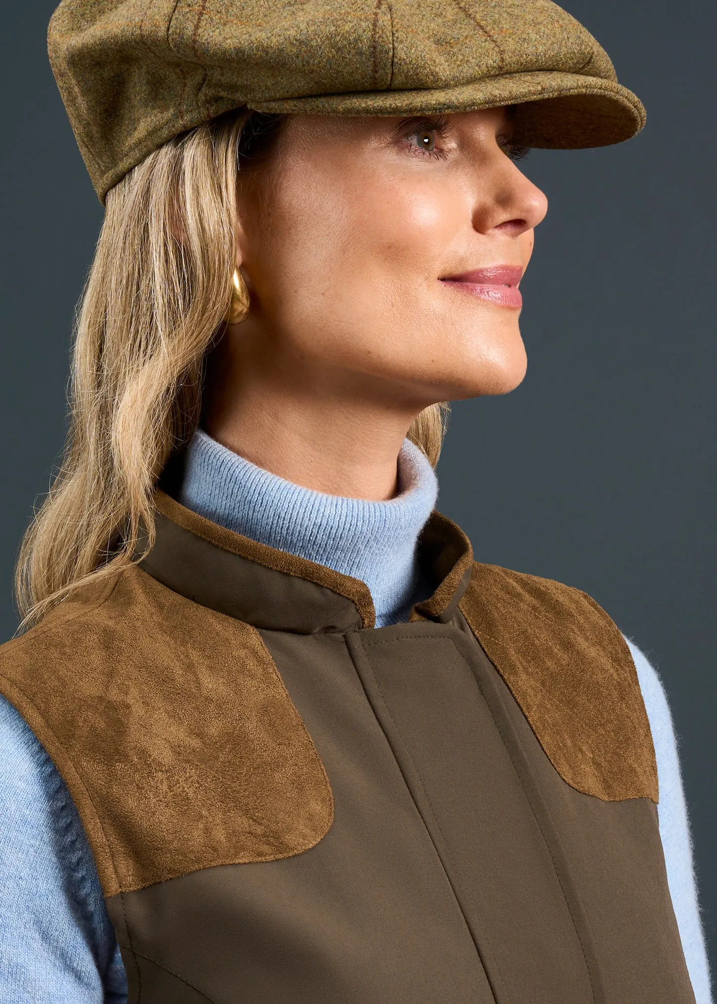 Lockwood Ladies Shooting Waistcoat In Olive sold by Alan Paine product image thumbnail 5