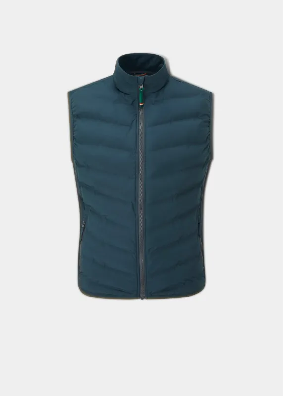 Calsall Men's Hybrid Gilet In Navy - Regular Fit sold by Alan Paine
