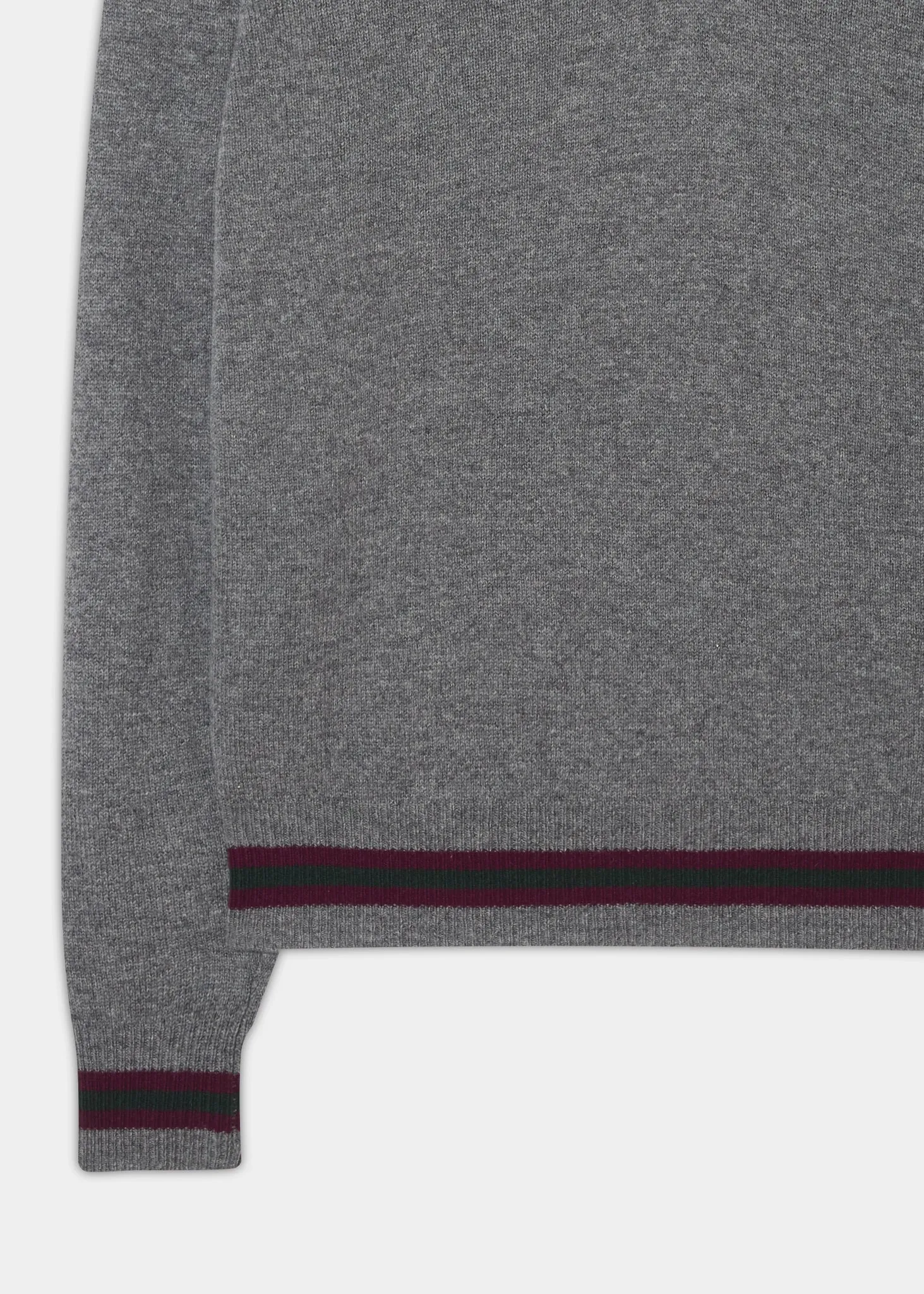 Limited Edition Commemorative Lambswool Sweater In Grey Mix sold by Alan Paine product image thumbnail 4