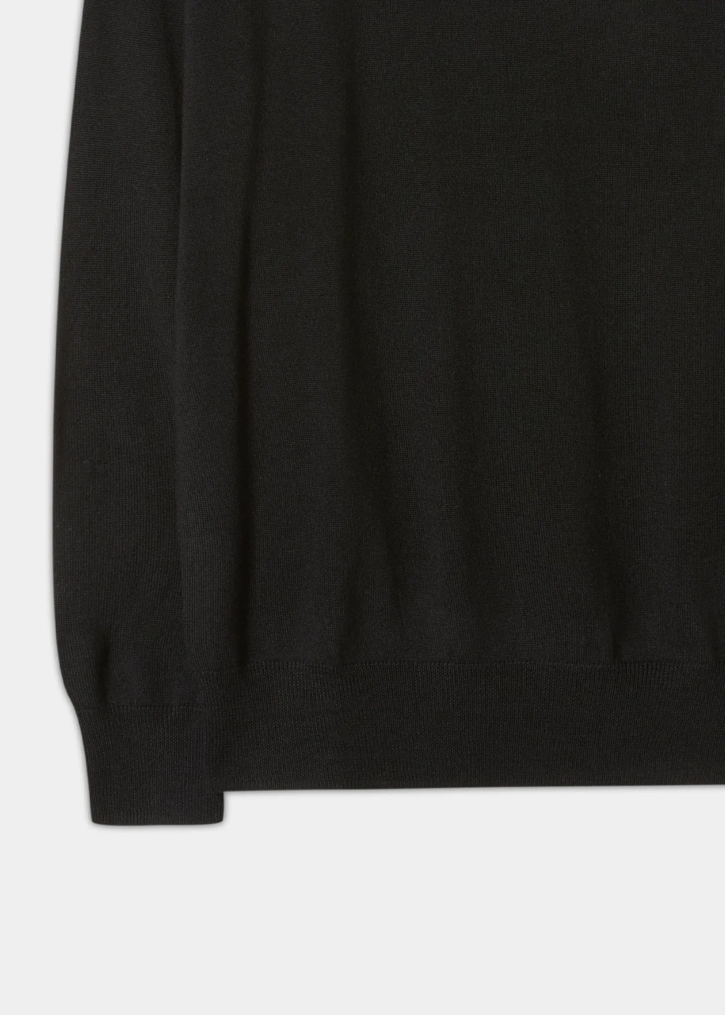 Radstone Men's Merino Wool Jumper in Black - Regular Fit sold by Alan Paine product image thumbnail 3