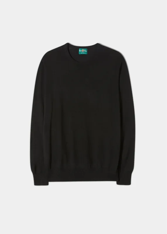 Radstone Men's Merino Wool Jumper in Black - Regular Fit sold by Alan Paine