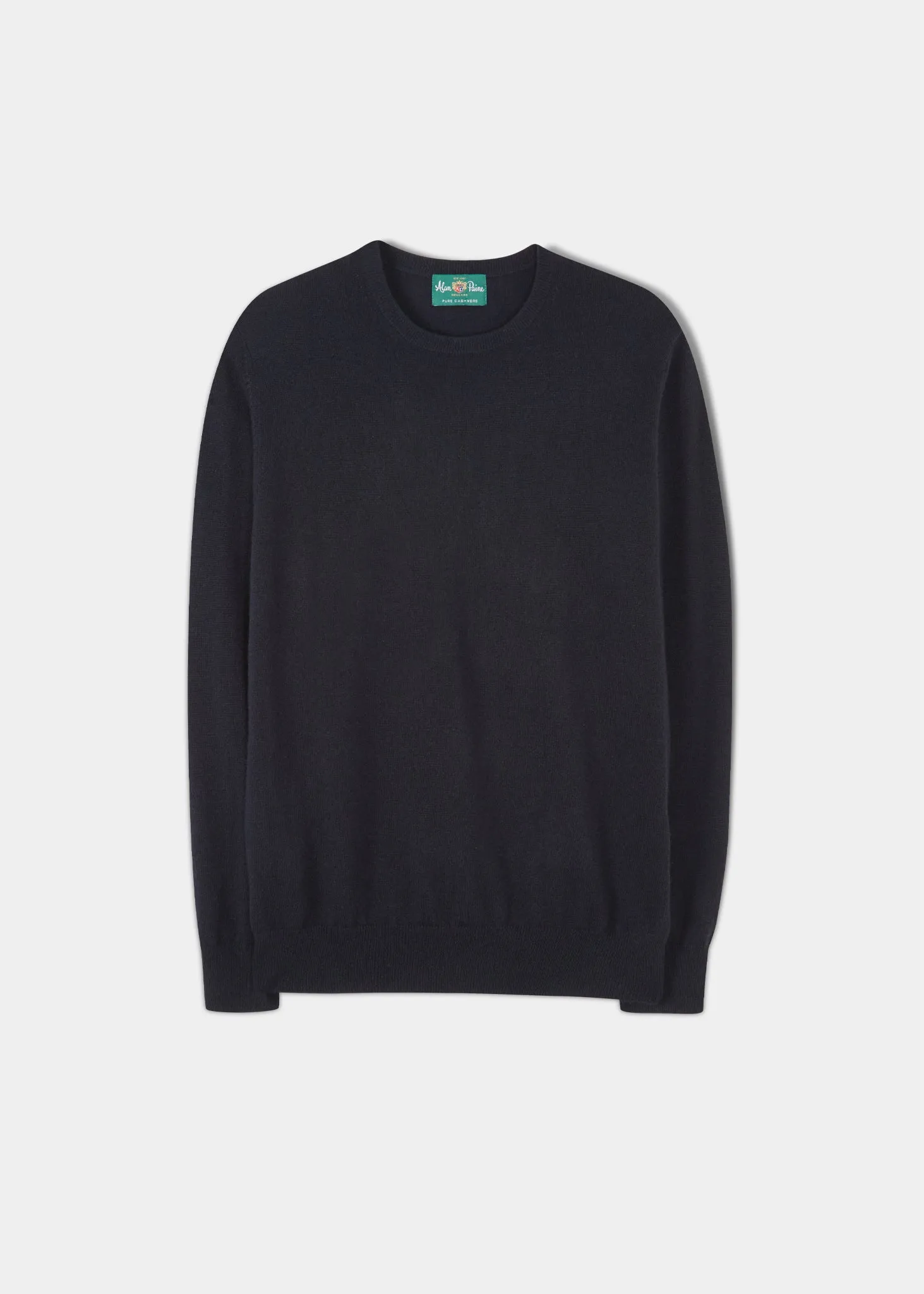 Melfort Cashmere Jumper in Dark Navy - Regular Fit sold by Alan Paine