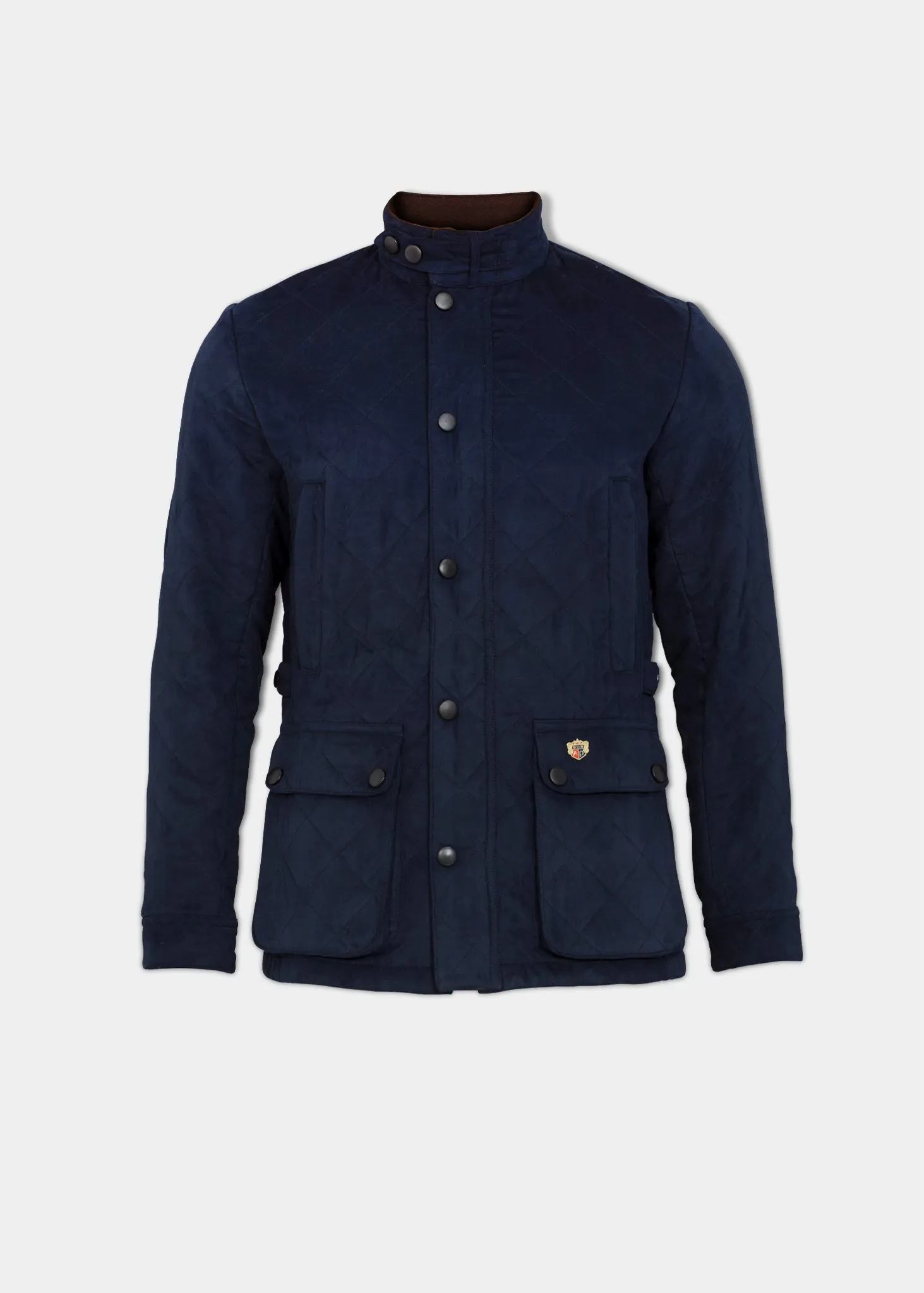 Felwell Men's Quilted Jacket In Dark Navy - Regular Fit sold by Alan Paine