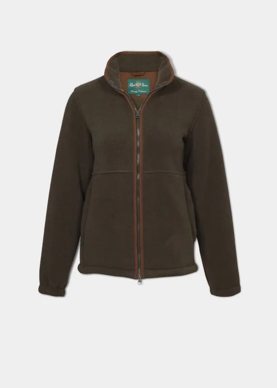 Aylsham Ladies Fleece Jacket In Green - Regular Fit sold by Alan Paine