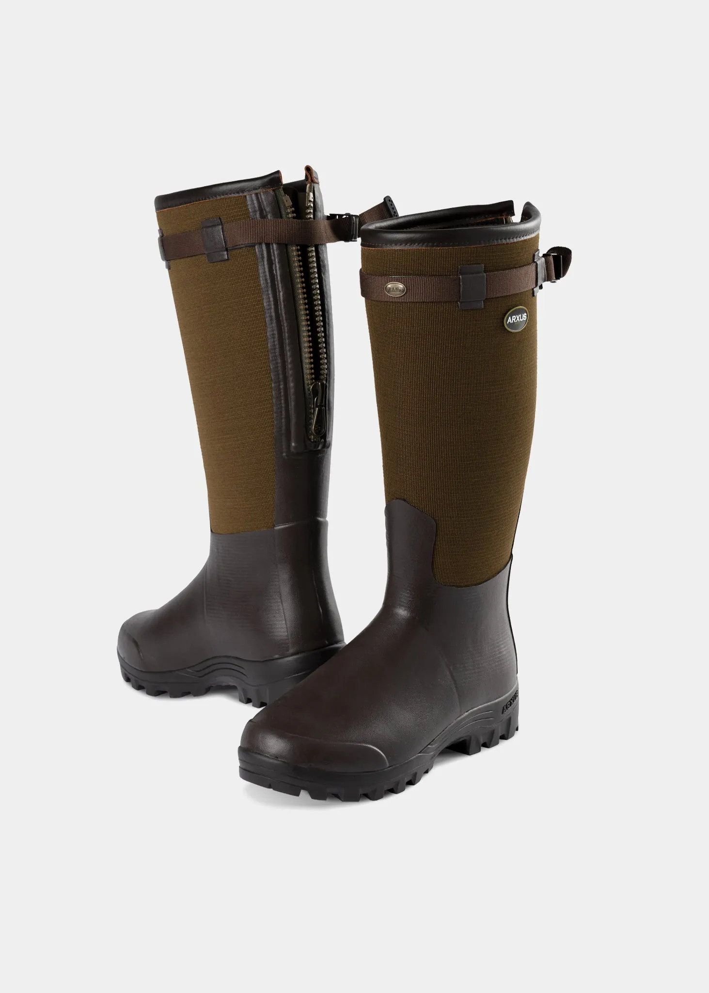 Arxus Primo Nord LW Wellington Boot In Olive sold by Alan Paine
