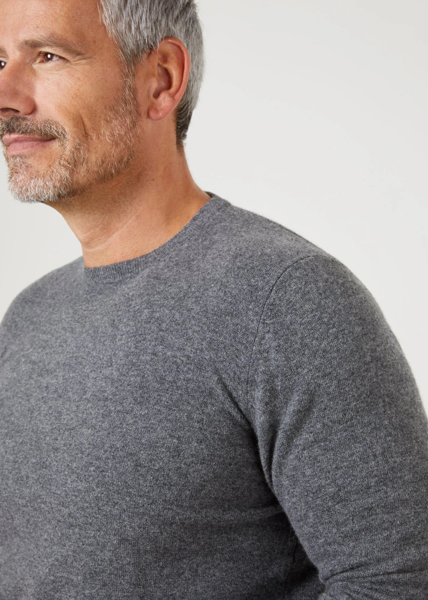 Brisbane Geelong Wool Jumper in Derby - Regular Fit sold by Alan Paine product image thumbnail 5