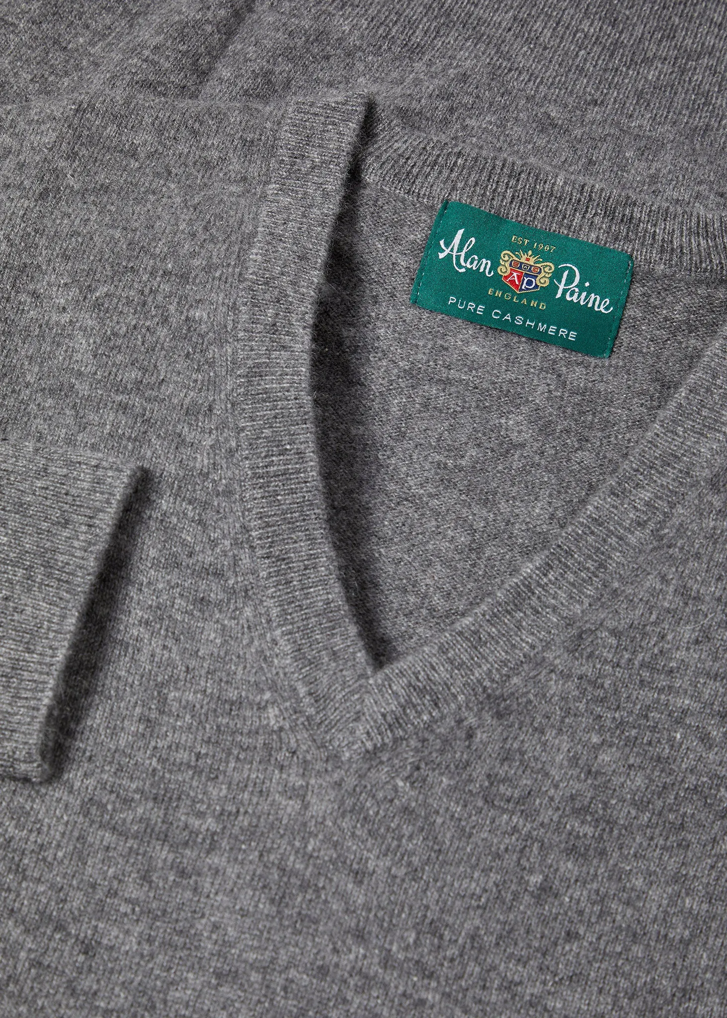 Haddington Cashmere Jumper in Derby - Regular Fit sold by Alan Paine product image thumbnail 2