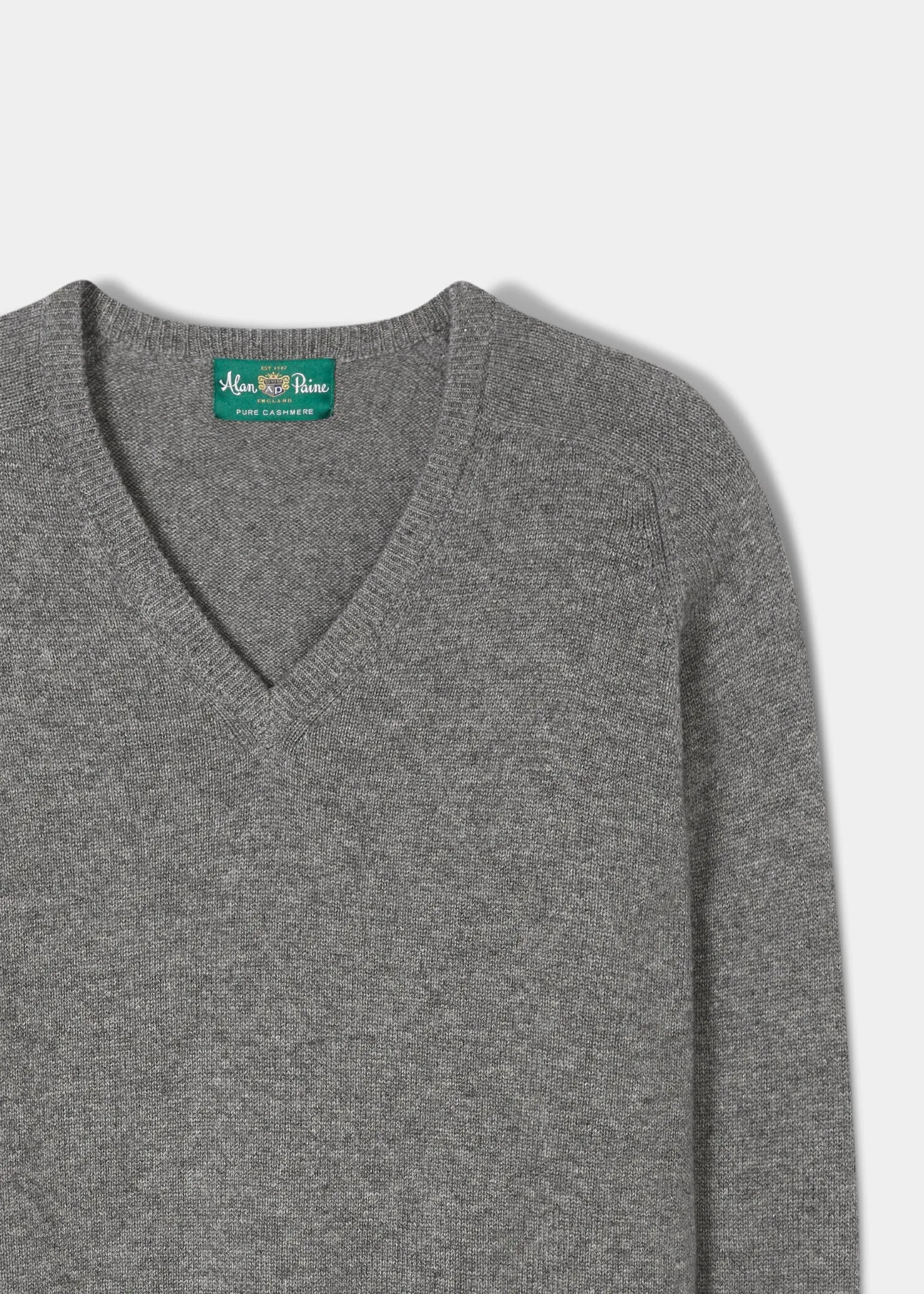 Selkirk Cashmere Jumper in Derby - Classic Fit sold by Alan Paine product image thumbnail 2