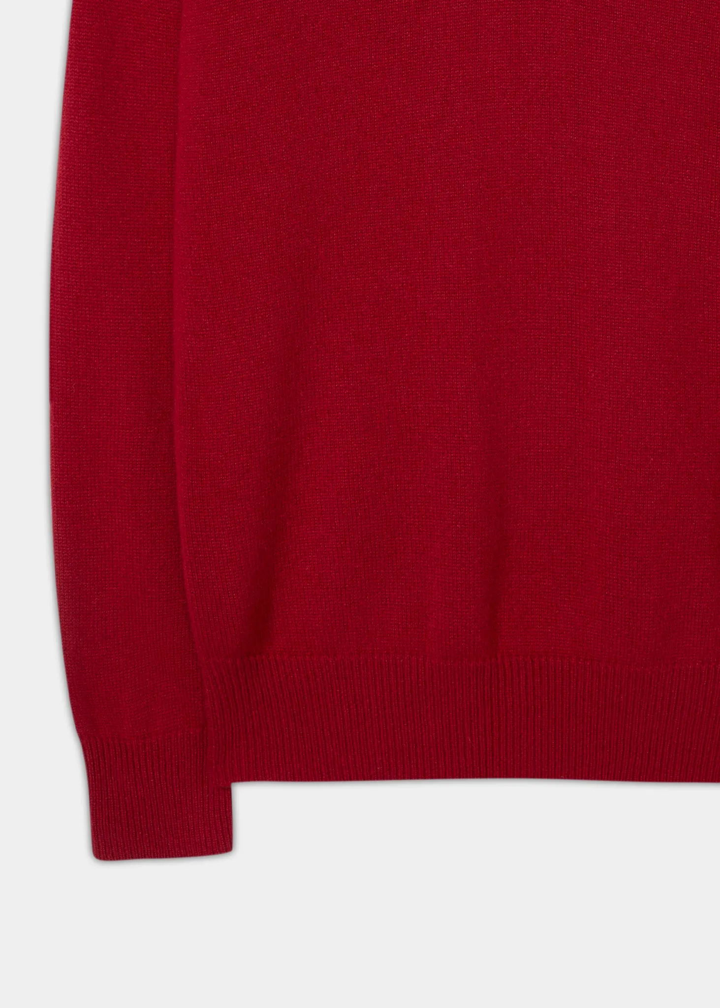 Selkirk Cashmere Jumper in Ruby - Classic Fit sold by Alan Paine product image thumbnail 3