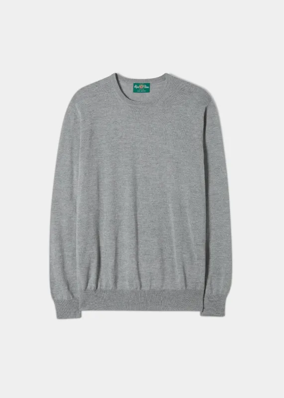 Radstone Men's Merino Wool Jumper in Grey Mix - Regular Fit sold by Alan Paine