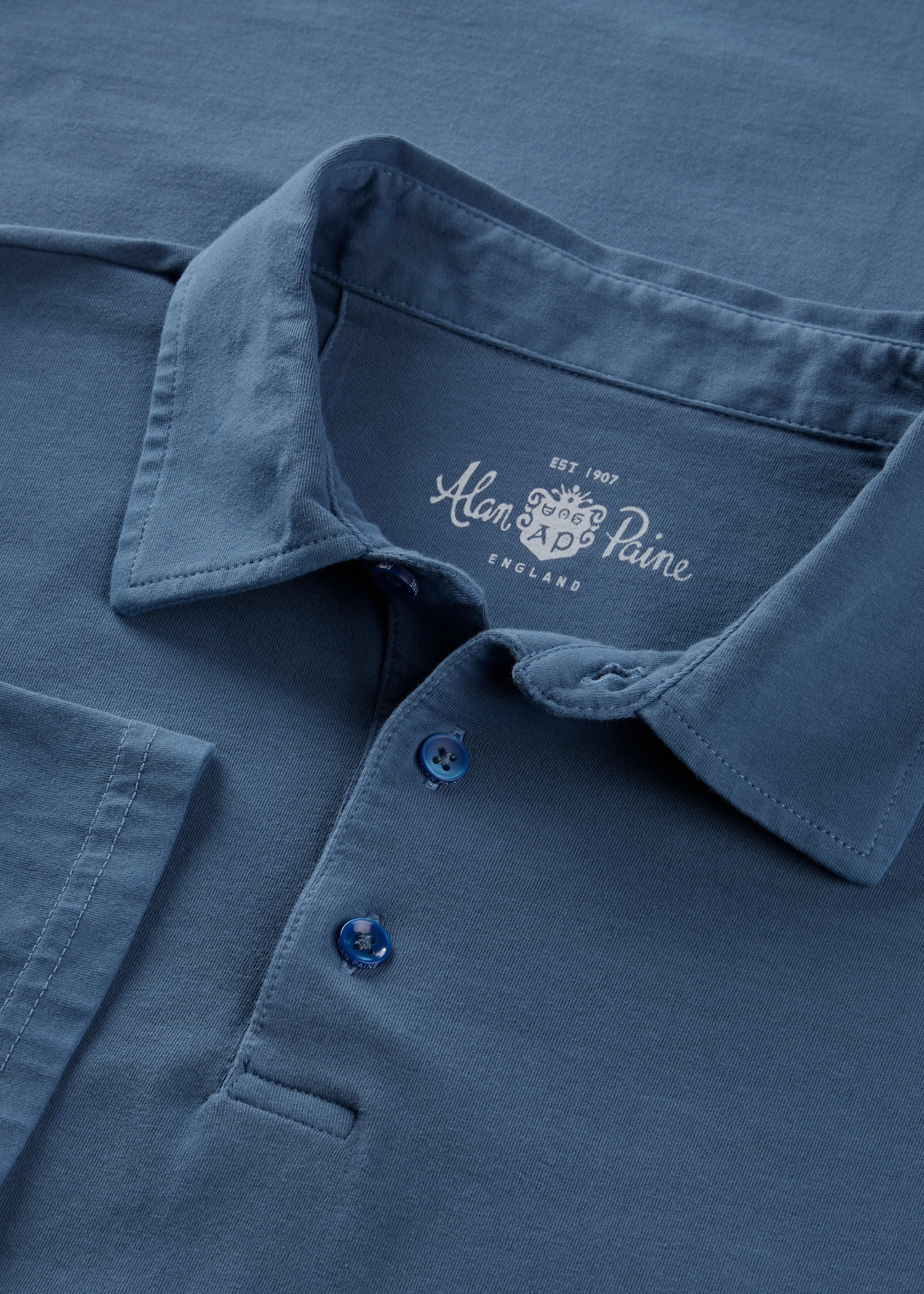 Tutbury Faded Dye Polo Shirt In Regatta sold by Alan Paine product image thumbnail 2