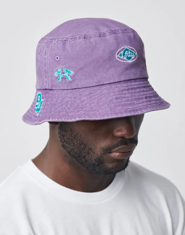 Multi Patch Bucket Hat sold by Live Fast Die Young