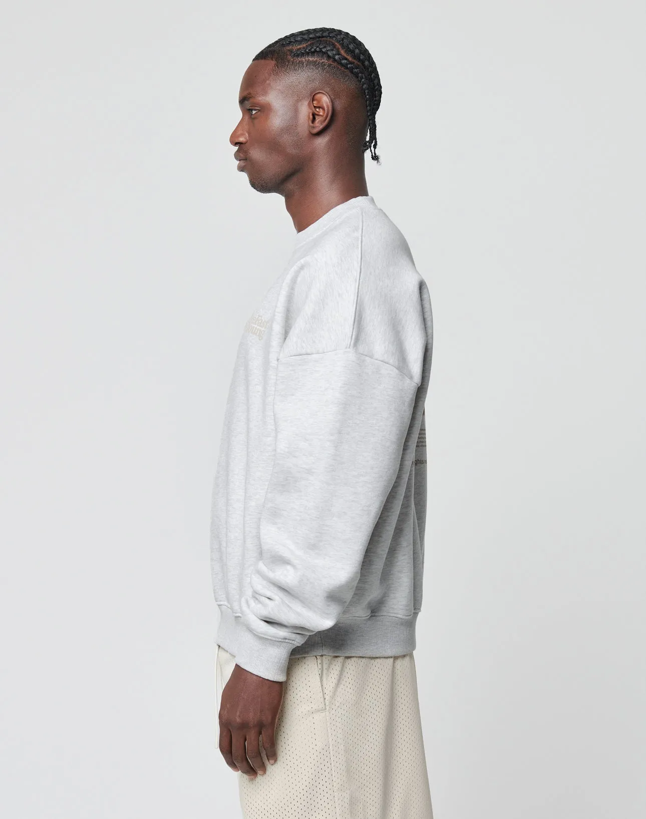Basic Melange Sweater sold by Live Fast Die Young product image thumbnail 5