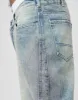 Rhomb Wide Denim sold by Live Fast Die Young
